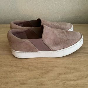 Vince platform slip on pink sneaker